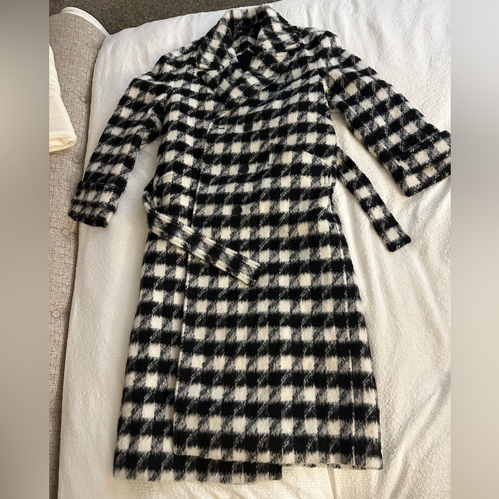 ALLSAINTS HAITHE CHECK COAT